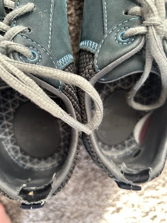 Dansko Women's Navy Suede Waterproof Slip Resistant Athletic Shoe - Picture 7 of 8